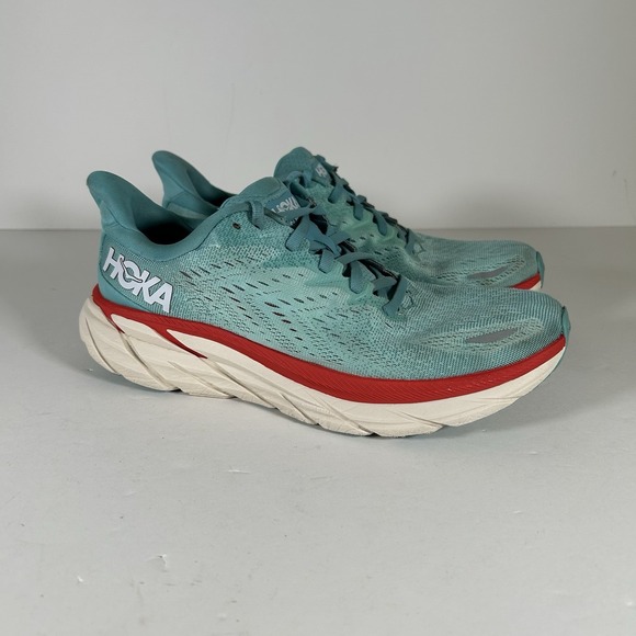Hoka One One Shoes - Hoka One One Women Clifton 8 1119394 AEBL Blue Running Shoes Sneakers Size 9.5 B